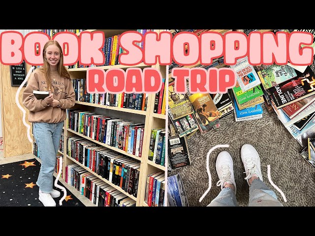 Book Shopping Road Trip to Small Town Bookstores 🚗