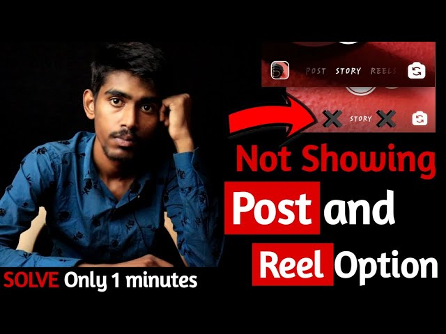 How To Fix Not Showing Post and Reel Option on Instagram |  Easy To Solve This Problem 2024