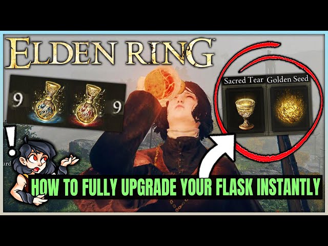 Elden Ring - ALL Golden Seed & Sacred Tear Locations - Healing Flask Upgrade Guide - Secrets & More!