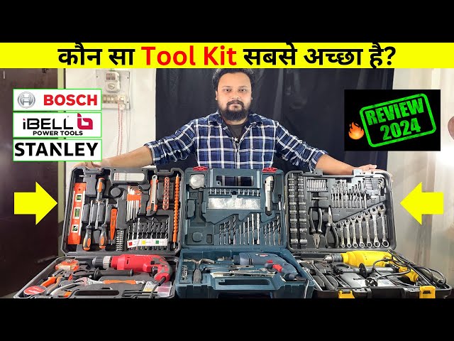 Top 3 Best Drill Machine Tool Kit In India [2024] || Honest Review || Bosch, Ibell, Stanley