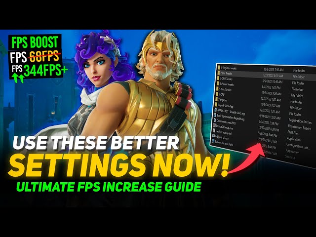 Use THESE Settings NOW to Boost FPS in Fortnite Chapter 5 Season 2 (Best Competitive Settings 2024)