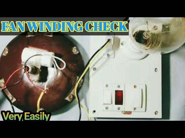 ⛔Fan Winding Test | Find Celling Fan Running And Starting Winding in hindi | find main and auxiliary