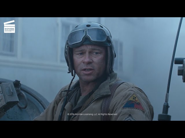 Fury: SS officer execution HD CLIP