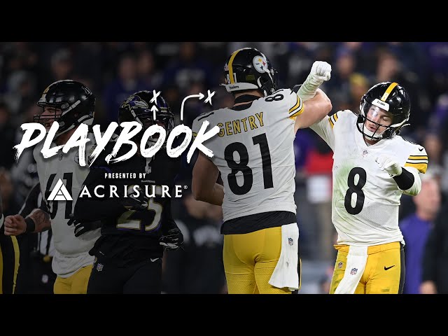 Playbook with Merril Hoge: Kenny Pickett outside the pocket | Pittsburgh Steelers