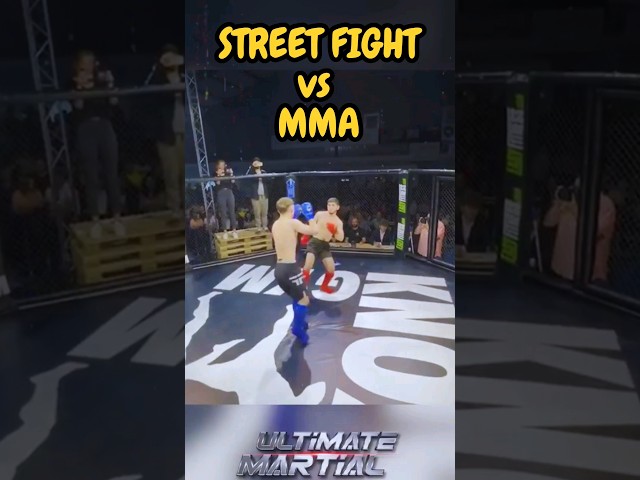Street Fighter in an MMA Bout #shorts