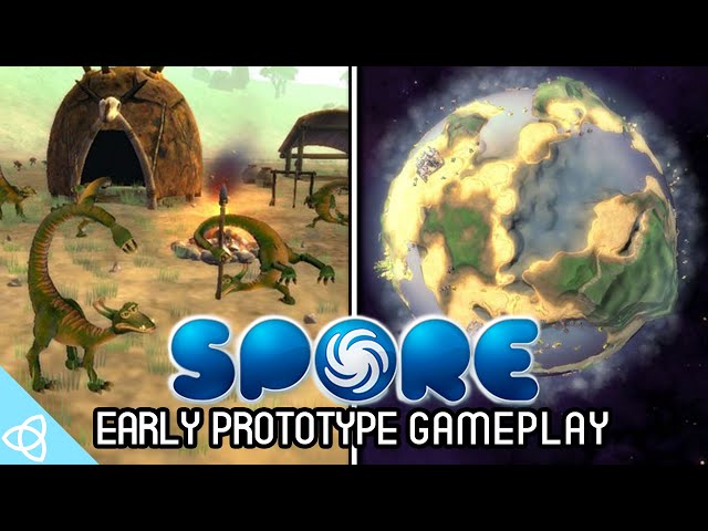 Spore - Early Prototype Gameplay [Beta and Cut Content]