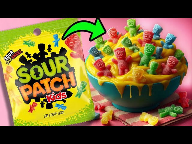 Transforming All My Favorite Foods into Slime!