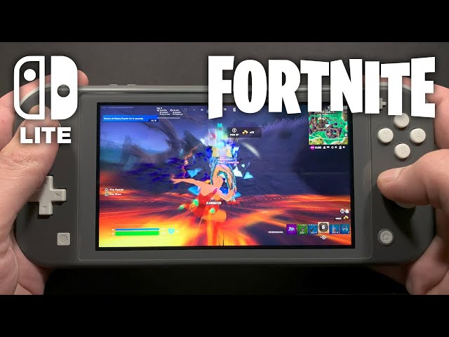 Fortnite on Nintendo Switch Lite #677