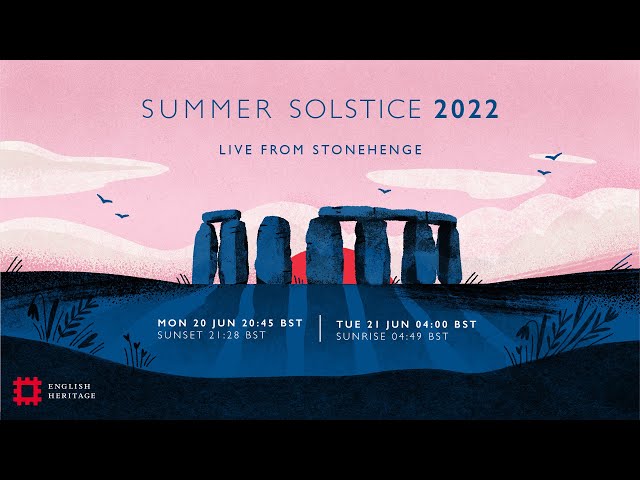 Summer Solstice 2022 Sunset LIVE from Stonehenge