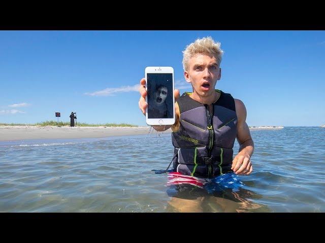 EXPLORING ABANDONED ISLAND FOR LOST TREASURE!! (iPhone FOUND)