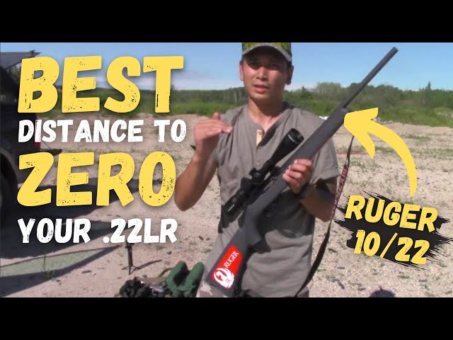 Ruger 10/22 - Best Distance To Zero 22lr (Accuracy & Holdover Test)