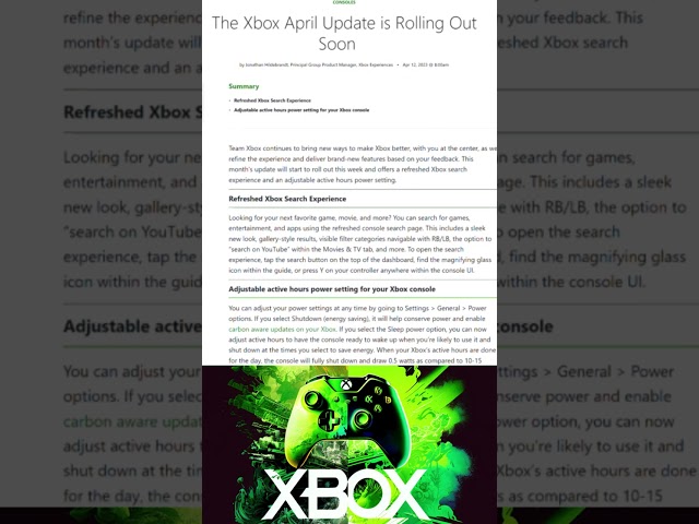 New Features Coming to Xbox