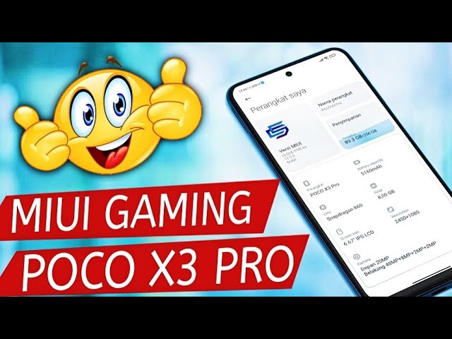 Miui Gaming Poco x3 Pro 🔥 Cusrom Ini sih Mantep !!!