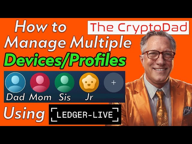 💡 Ledger Live Hacks: Simplify Your Life with Multiple Profiles! One for Each Family Member or Device