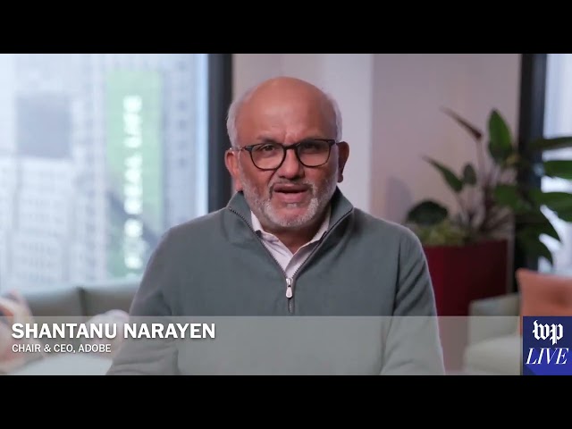 Adobe CEO Shantanu Narayen’s message to creatives impacted by the advent of AI