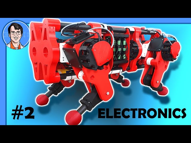 Robot Dog Electronics - 3D Printed & Open Source #2