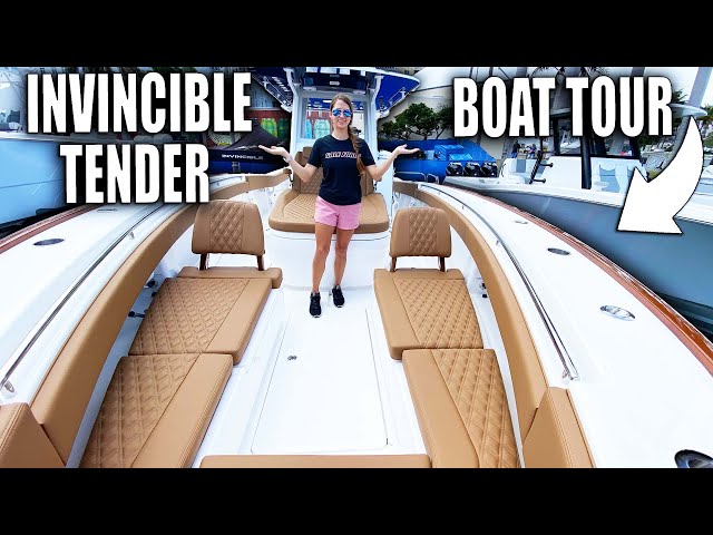 Tender Boat Tour 39 Monohull | Invincible Center Console 2022