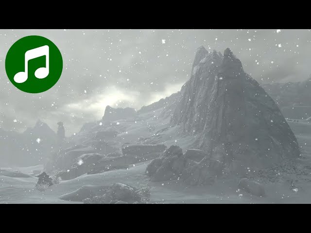 SKYRIM Ambient Music & Ambience 🎵 Snowy Solstheim (Relaxing Gaming Music | Soundtrack | OST)