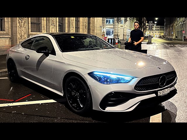 2024 Mercedes CLE Coupe AMG - NIGHT Drive NEW Full Review Interior Exterior