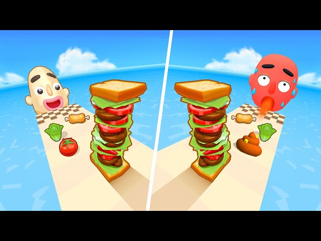 Hot Dog Run | Sandwich Runner - All Level Gameplay Android,iOS - NEW MEGA APK UPDATE