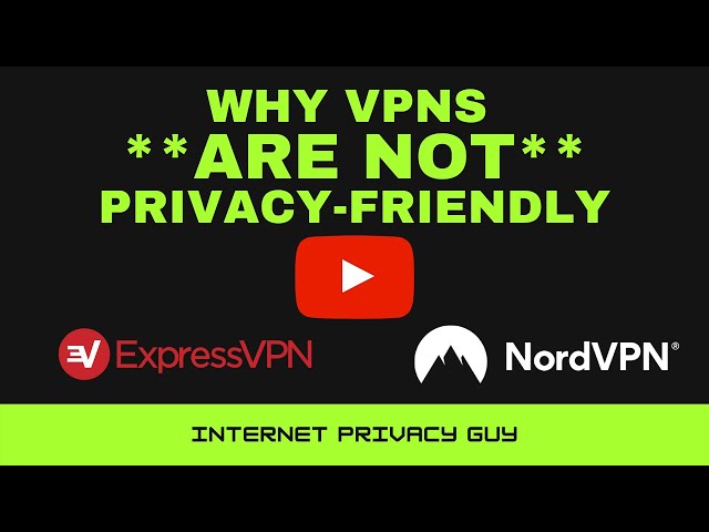 Why VPNs ARE NOT Privacy-Friendly #NordVPN