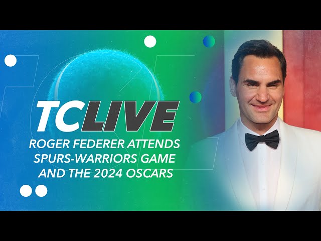 Roger Federer Attends Spurs-Warriors Game and The 2024 Oscars | Tennis Channel Live