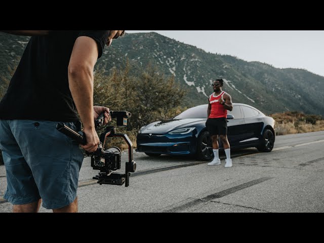 TESLA Model S Plaid: Filmed with the DJI RS3 Pro // STUNNING RESULTS