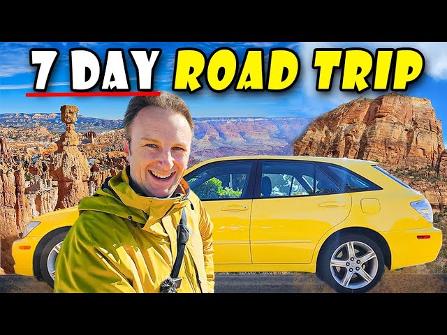 USA ROAD TRIP: Grand Canyon, Bryce & Zion National Parks