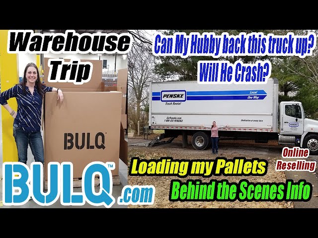 Warehouse Tour - Loading My Pallets onto my Truck - Bulq.com - Behind the Scenes Footage