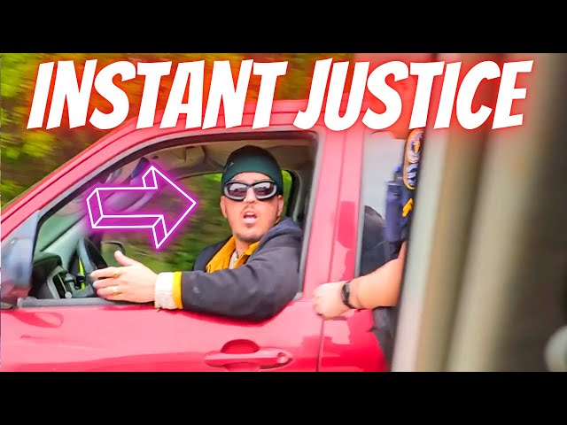 INSTANT JUSTICE FOR SWERVER --- Bad drivers & Driving fails -learn how to drive #1117
