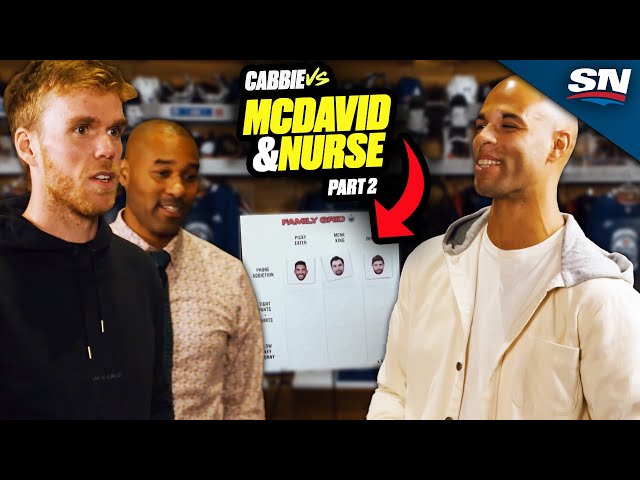 How Well Do Connor McDavid & Darnell Nurse Know Their Oilers Teammates? | Cabbie Vs