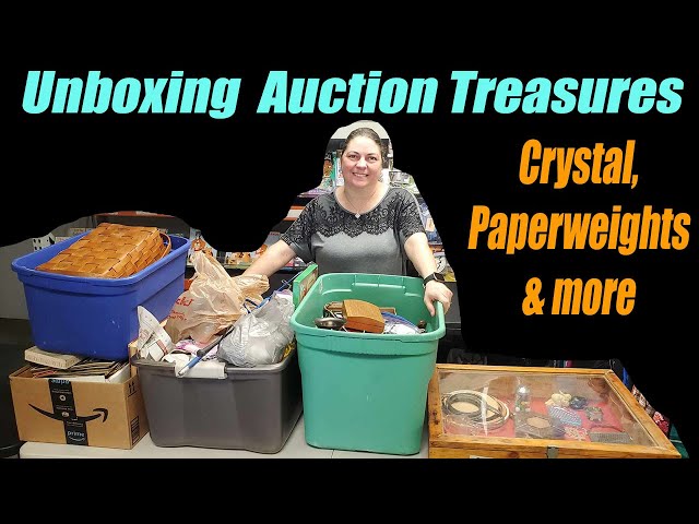 Unboxing Auction Treasures for you to bid on - Check out what we got!