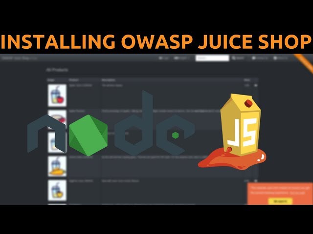 How To Install OWASP Juice Shop