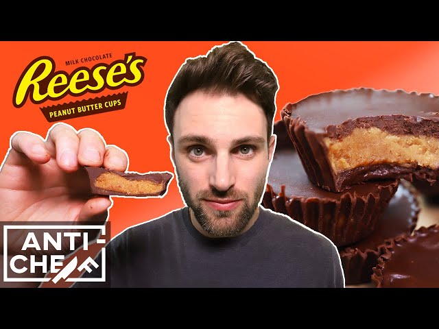 Homemade REESE'S PEANUT BUTTER CUPS