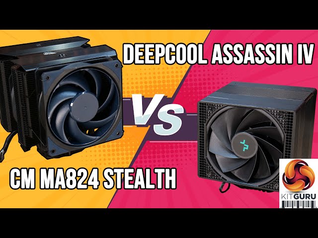 Cooler Master MA824 Stealth vs Deepcool Assassin IV