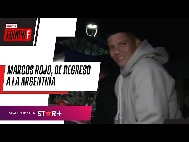 ¡ESTÁ DE REGRESO! Marcos Rojo ya está en Argentina para sumarse a Boca
