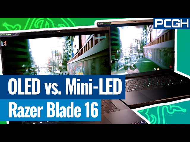 Razer Blade 16 - OLED gegen Mini-LED: Welches Display ist im Notebook besser?