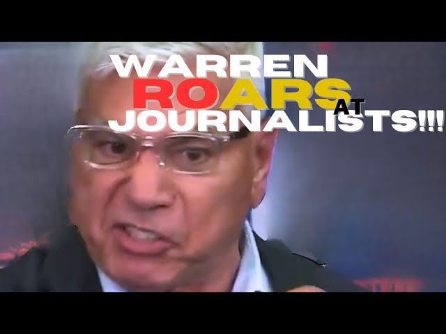 Referendum DEFEATED! Warren ROARS At Journalists!!!