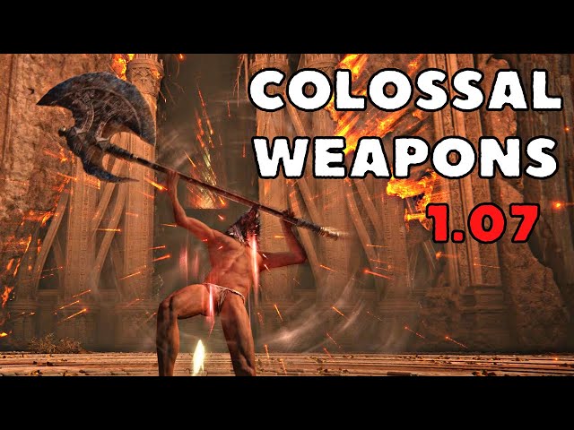 Elden Ring - Colossal Weapons (Patch 1.07) VS Main Bosses [NG+7, No Hit]
