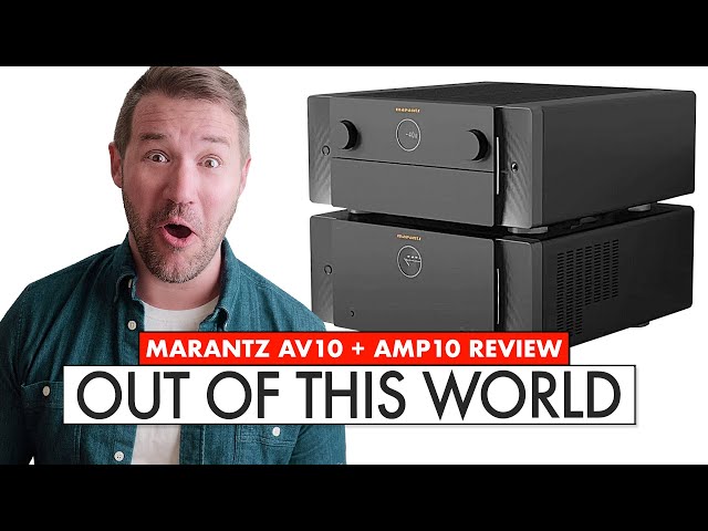 CRAZY POWERFUL HIFI 💥 Marantz Home Theater! AMP 10 and AV 10 Review