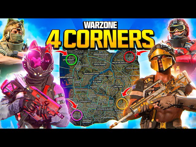 Warzone's ULTIMATE Four Corners Challenge!