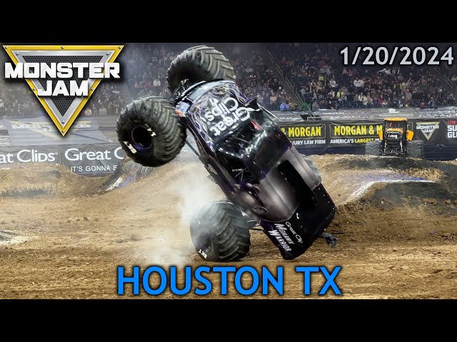 Monster Jam Houston TX - 2024, January 20th (Full Show) 4K 60fps