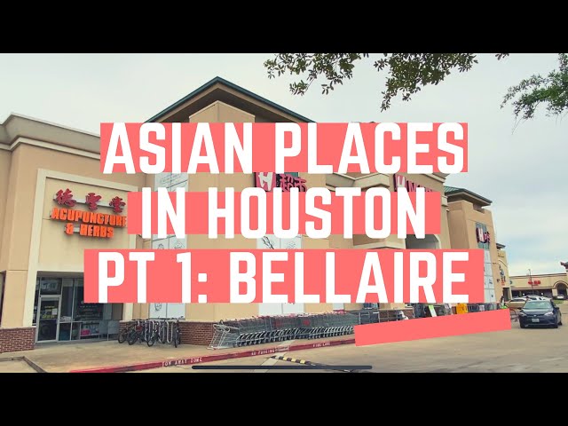 Where are the Asian Places in Houston, Texas? Part 1 (Bellaire Chinatown)