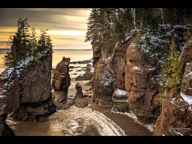 Our Christmas vacation in New-Brunswick, we visited Hopewell Rocks, Miscou Lighthouse and more
