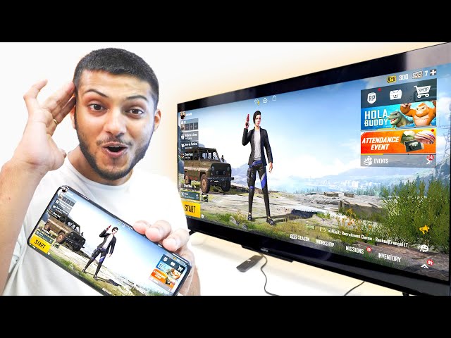 Playing Battlegrounds India on 4K Smart TV - Realme TV Feature Highlight!