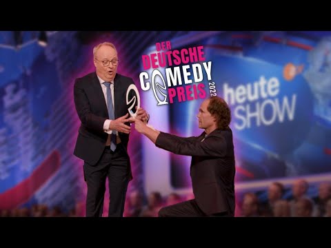 Olaf Schubert geht auf die Knie | Comedypreis für heute-show-Team | DCP 2022