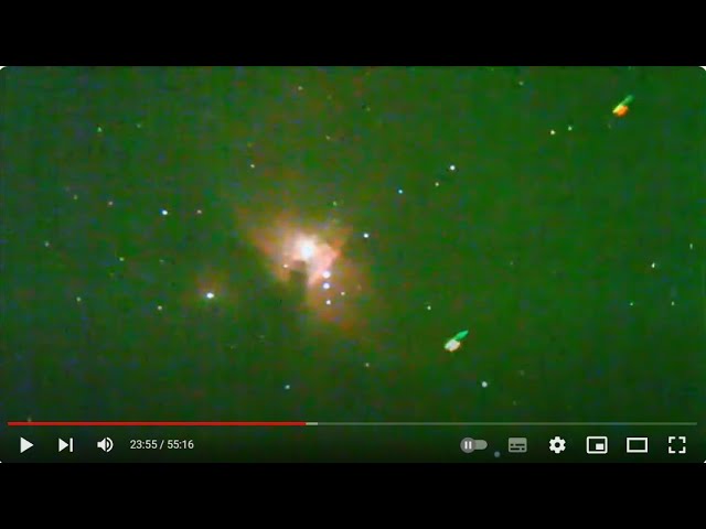 Watch Live (Jan 8, 2024) by Telescope & SIOnyx, Betelgeuse, Orion, UFOs