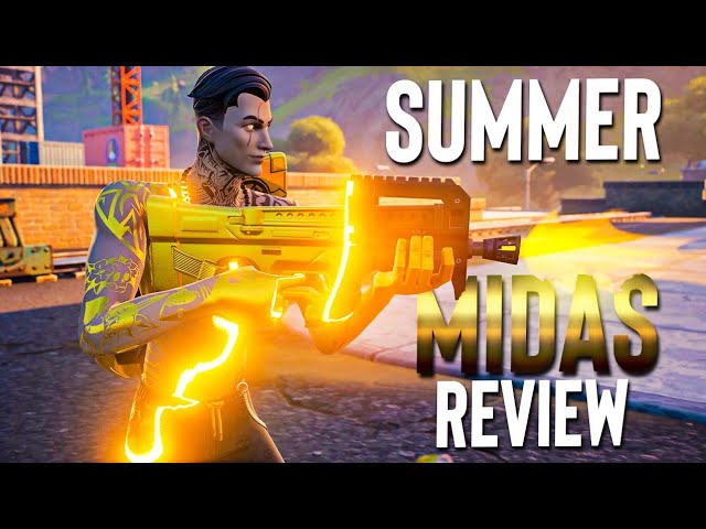 Fortnite GOLDEN SANDS Bundle Gameplay & Review! (Should You Buy The MIDSUMMER MIDAS Skin?)
