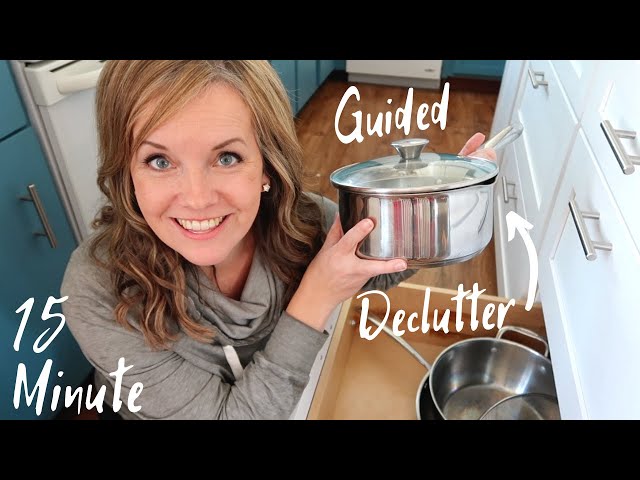 15 Minute Guided Kitchen Declutter (Simplify to cook more & keep clean!)
