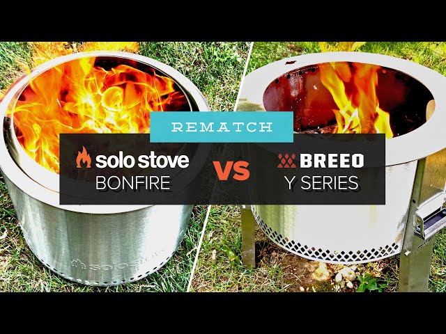REMATCH! Solo Stove Bonfire VS Breeo Y Series - The ULTIMATE Fire Pit Comparison (Again!)